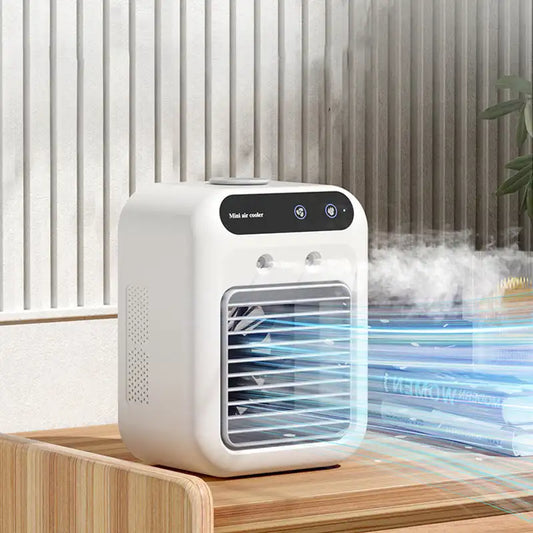 Mini Portable Air Conditioner Cooler Humidifier 2Wind Speed Humidifier Usb Cooling Fan Air Adjustment Fan Office Home Fan